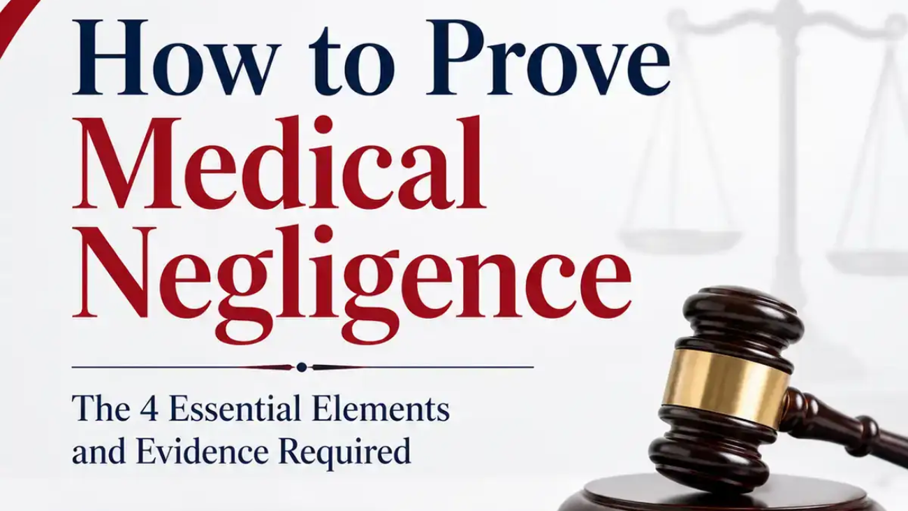 02 How to Prove Medical Negligence The 4 Essential Elements and Evidence Required