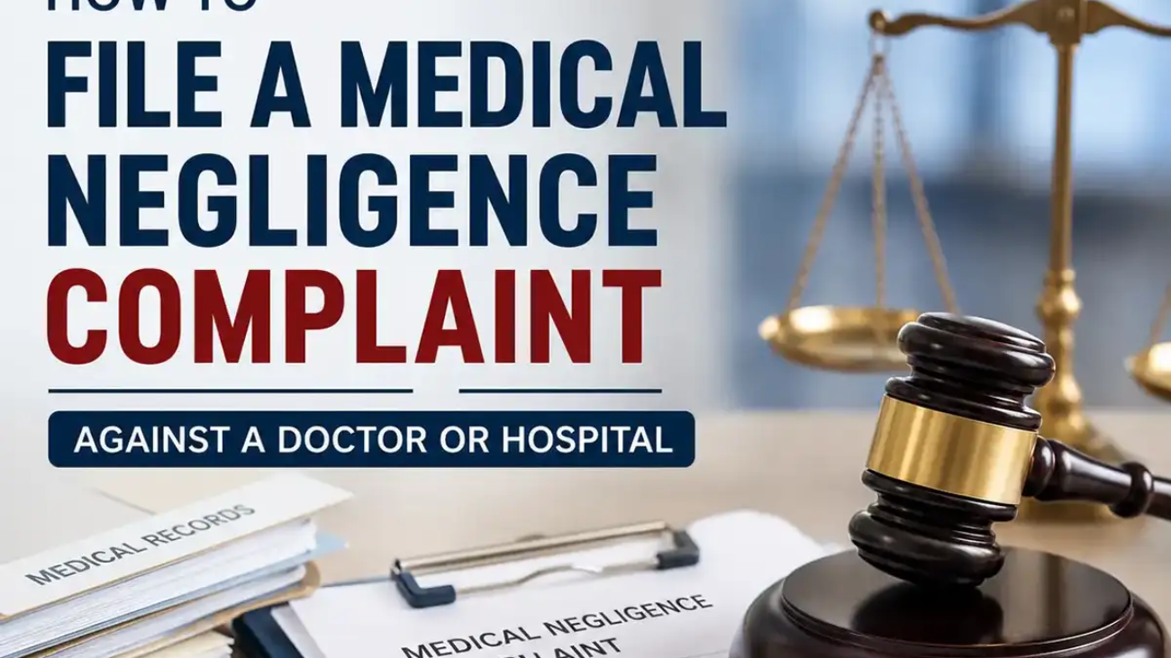 03 How to File a Medical Negligence Complaint Against a Doctor or Hospital