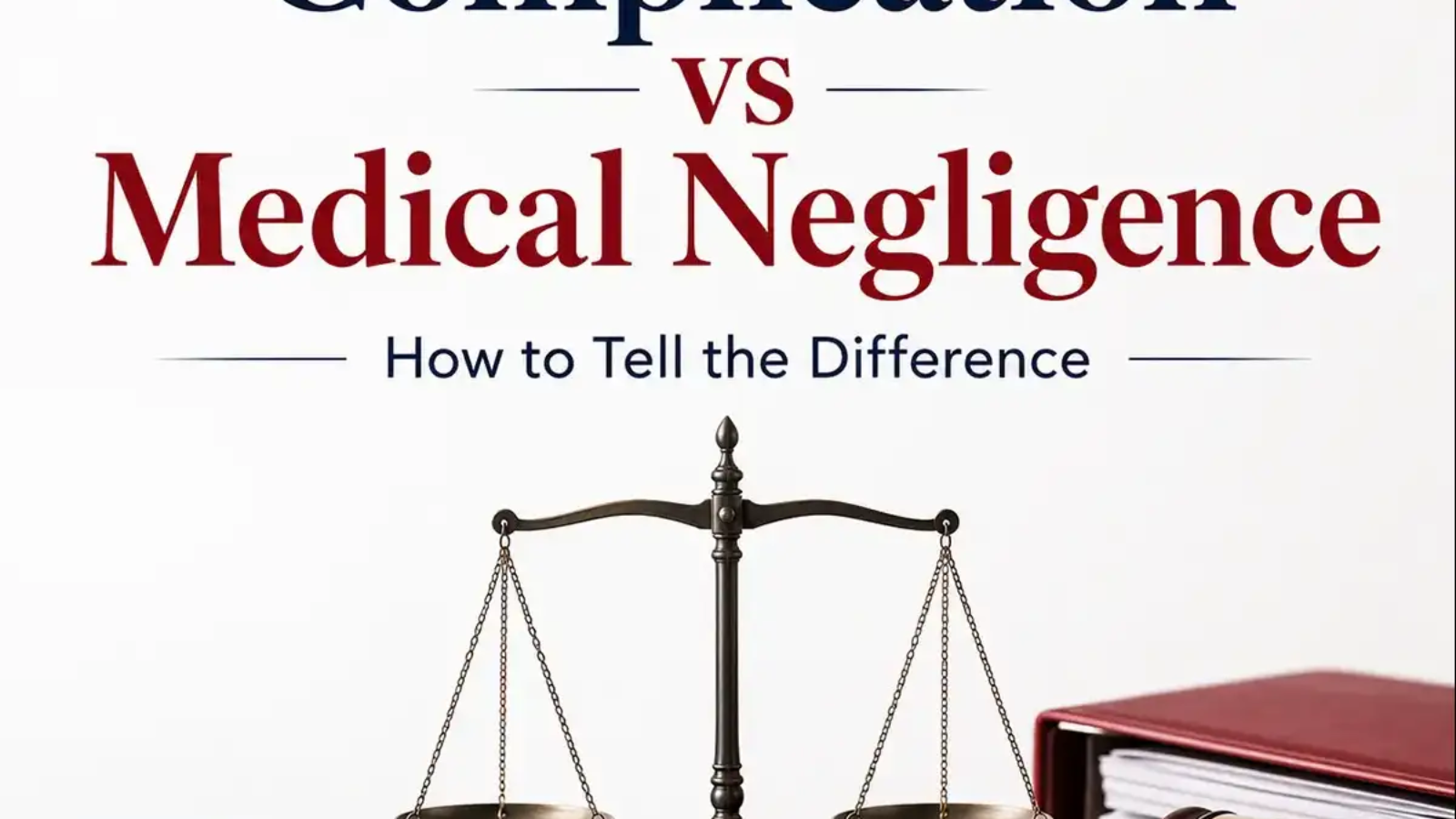 07 Complication vs Medical Negligence How to Tell the Difference