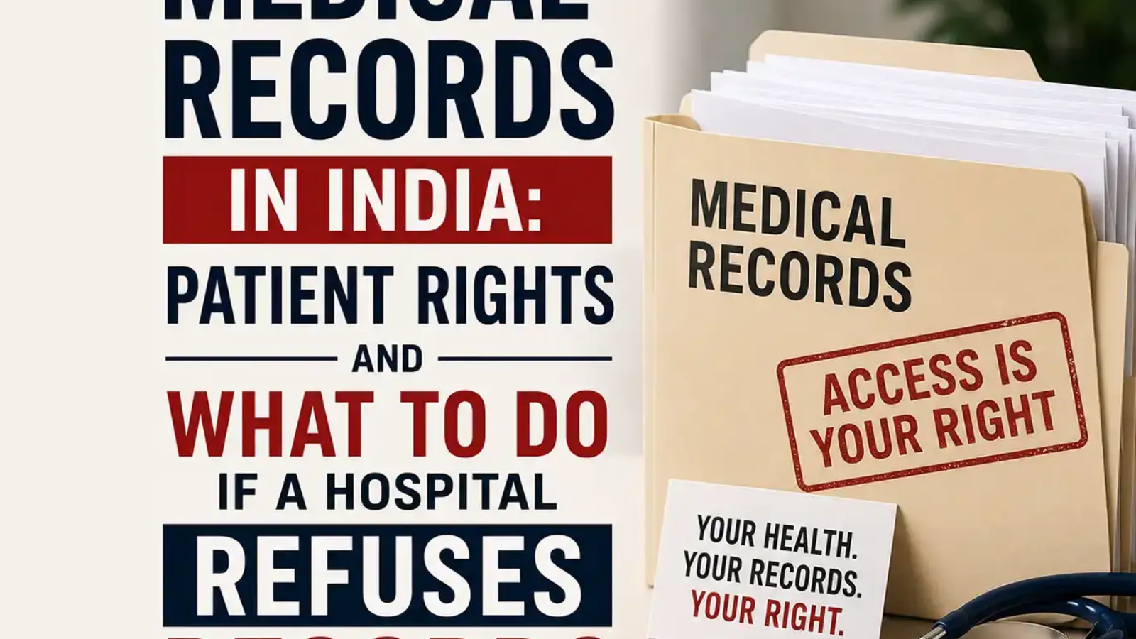 08 Medical Records in India Patient Rights and What to Do if a Hospital Refuses Records